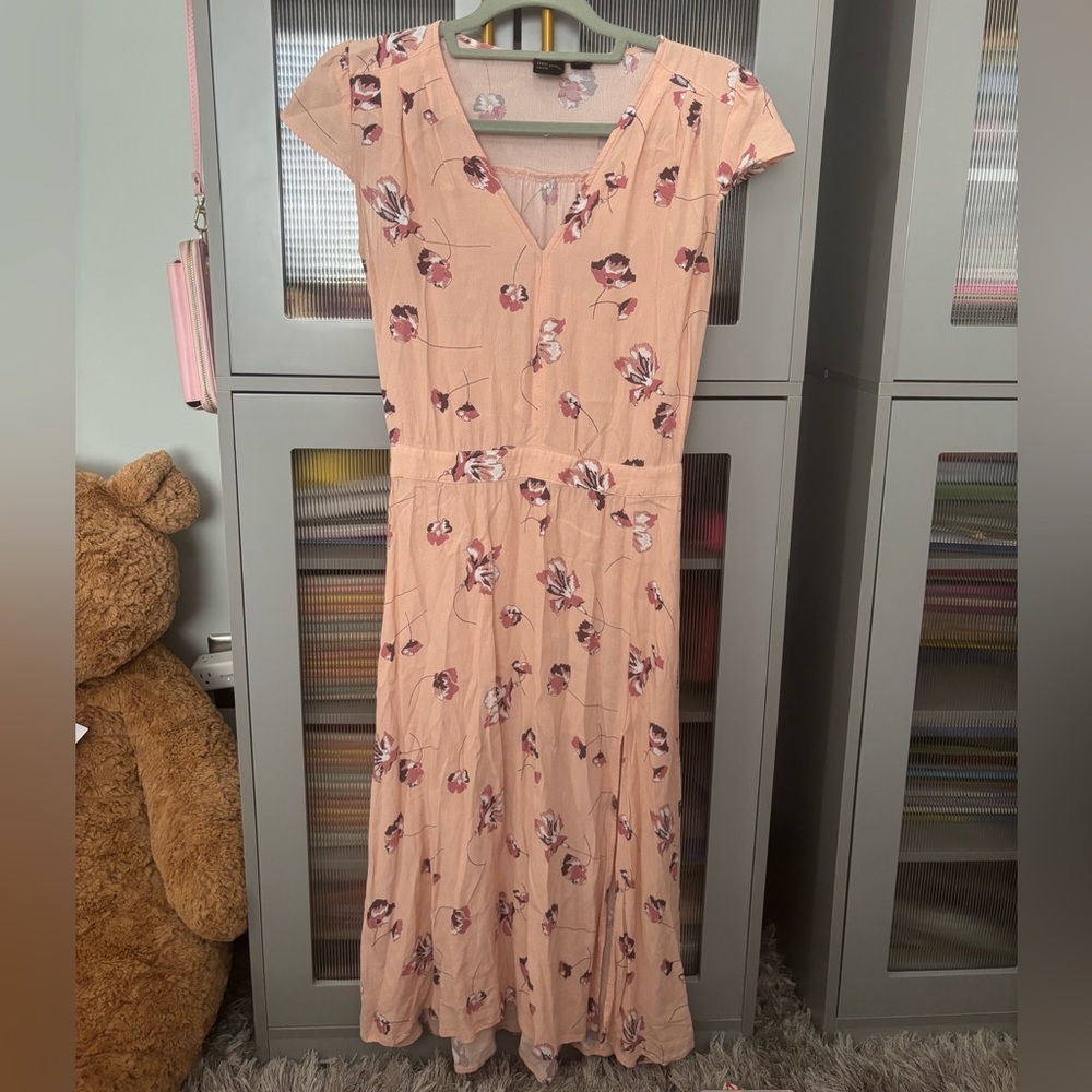 Free Press Blush Floral Mini Dress